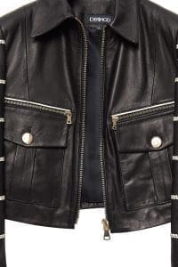 کت چرمی کوتاه مشکی زنانه کاپری دری مد