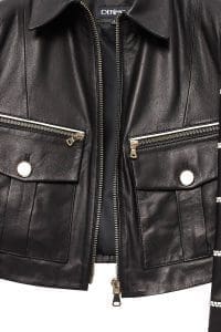 کت چرمی کوتاه مشکی زنانه کاپری دری مد