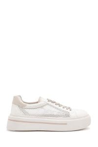 کتونی بند دار کرم زنانه دری مد