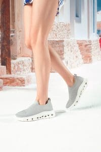 کتونی لژ دار خاکستری زنانه Derimod Zero