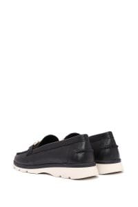 کفش لوفر زنانه مشکی راحتی با سگک دری مد