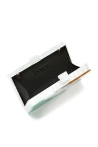 کیف دستی زنانه سبز زنجیری جعبه‌ای مینی دری مد