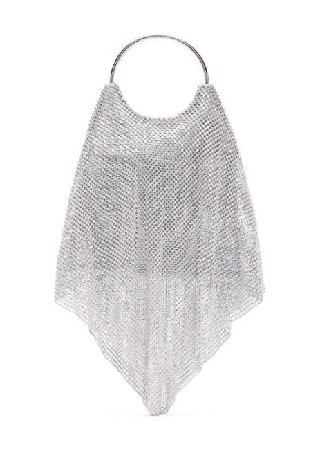 کیف دستی نقره ای زنانه دری مد