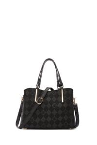 کیف دوشی بند بلند مشکی زنانه دری مد