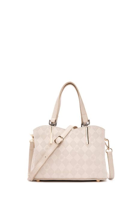 کیف دوشی بند بلند کرم زنانه دری مد