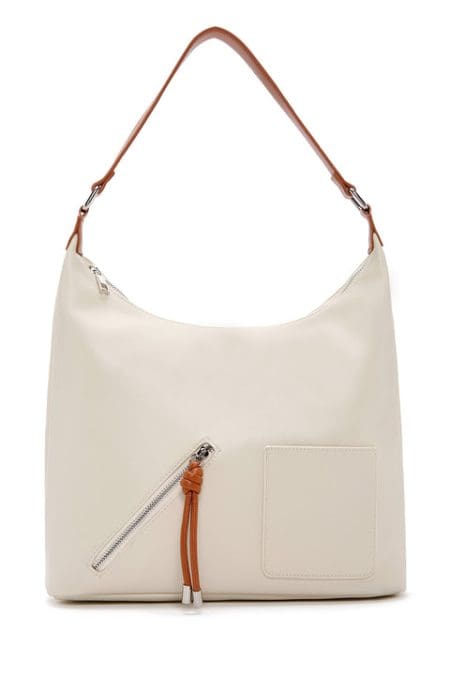 کیف دوشی بژ زنانه دری مد