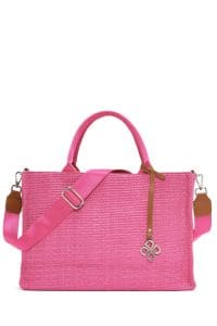 کیف دوشی زنانه نی صورتی دری مد