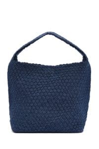 کیف دوشی پارچه ای بند بلند آبی زنانه دری مد