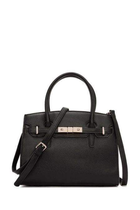 کیف دوشی کلاسیک بند بلند مشکی زنانه دری مد