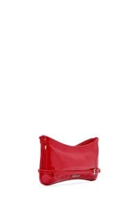 کیف زنانه دوشی قرمز ورنی دری مد