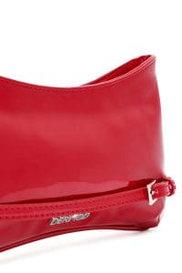 کیف زنانه دوشی قرمز ورنی دری مد