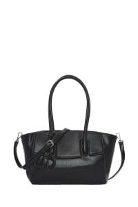 کیف زنانه دوشی مشکی بند بلند دری مد