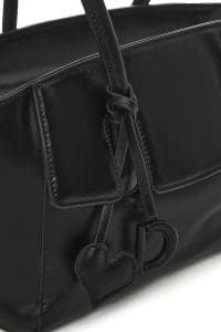 کیف زنانه دوشی مشکی بند بلند دری مد