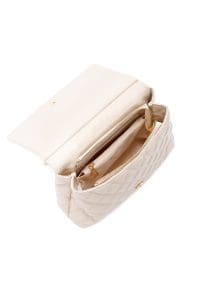 کیف زنانه دوشی کرم بند بلند کاپیتونه دری مد