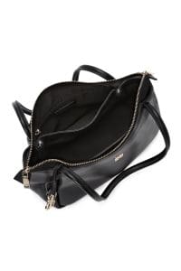 کیف زنانه دوشی کلاسیک چرم مشکی دری مد