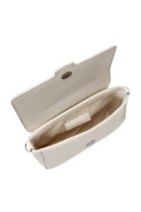 کیف زنانه مینی دستی سفید زنجیردار دری مد