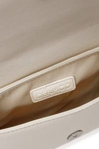 کیف زنانه مینی دستی سفید زنجیردار دری مد