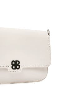 کیف زنانه مینی دستی سفید زنجیردار دری مد