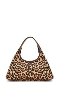 کیف زنانه مینی دستی چرمی پلنگی دری مد