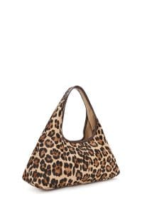 کیف زنانه مینی دستی چرمی پلنگی دری مد