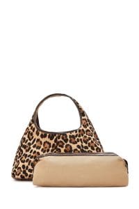 کیف زنانه مینی دستی چرمی پلنگی دری مد