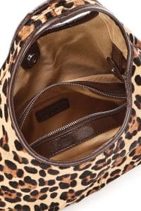 کیف زنانه مینی دستی چرمی پلنگی دری مد