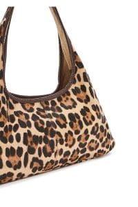 کیف زنانه مینی دستی چرمی پلنگی دری مد