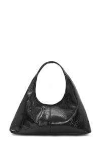 کیف زنانه مینی کلاسیک دستی چرمی مشکی دری مد