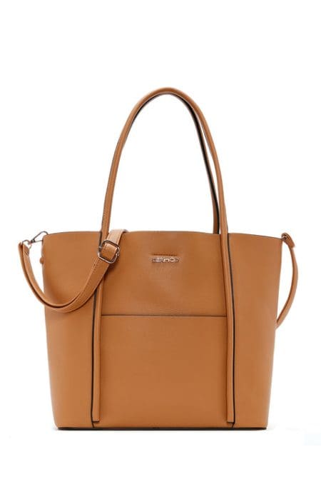 کیف شانه ای بند بلند قهوه ای زنانه دری مد