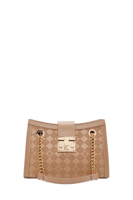 کیف شانه ای بند بلند قهوه ای زنانه دری مد