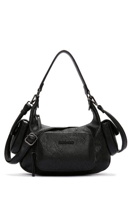 کیف شانه ای بند بلند مشکی زنانه دری مد