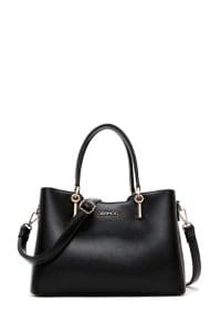 کیف شانه ای بند بلند مشکی زنانه دری مد