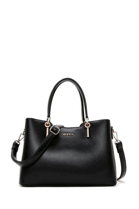 کیف شانه ای بند بلند مشکی زنانه دری مد