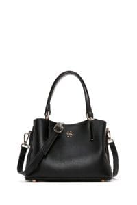 کیف شانه ای بند بلند مشکی زنانه دری مد