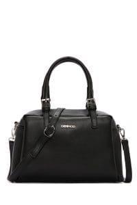 کیف شانه ای بند بلند مشکی زنانه دری مد