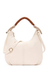 کیف شانه ای بند بلند کرم زنانه دری مد