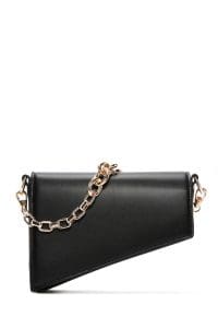 کیف شانه ای بند زنجیردار مشکی زنانه دری مد