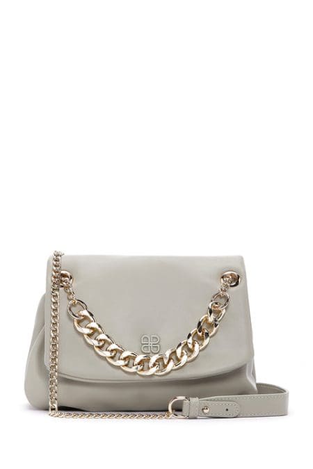 کیف شانه ای زنانه با بند بلند زنجیردار دری مد