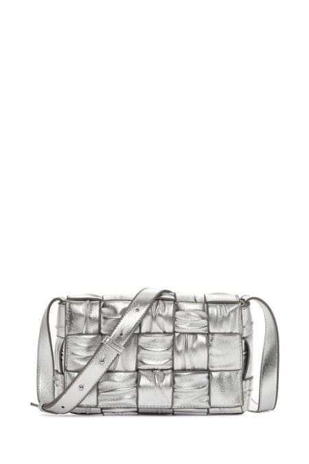 کیف کراس بادی بند بلند نقره ای زنانه دری مد