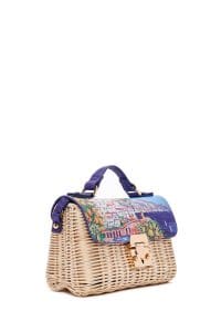 کیف کراس بادی زنانه حصیری چندرنگ بند بلند دری مد