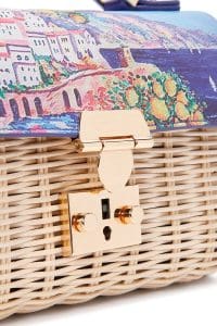 کیف کراس بادی زنانه حصیری چندرنگ بند بلند دری مد