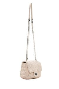 کیف کراس بادی زنانه حصیری کرم بند بلند دری مد