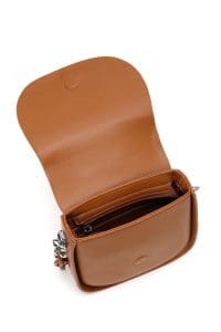 کیف کراس بادی زنانه قهوه‌ای روشن دوشی بلند دری مد