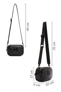 کیف کراس بادی زنانه چرم مشکی بند بلند دری مد