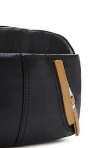 کیف کراس بادی زنانه چرم مشکی بند بلند دری مد