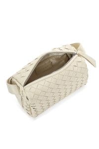 کیف کراس بادی زنانه چرم کرم بافت‌دار دری مد