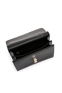 کیف کراس بادی زنانه کلاسیک مینی مشکی با بند زنجیری بلند دری مد