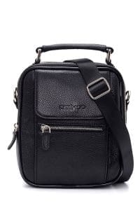 کیف کراس بادی چرم مردانه مشکی دری مد