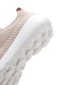 Derimod Zero کتونی زنونه بژ بنددار با زیره ضخیم