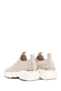 Derimod Zero کتونی زنونه بژ طرحدار با زیره ضخیم